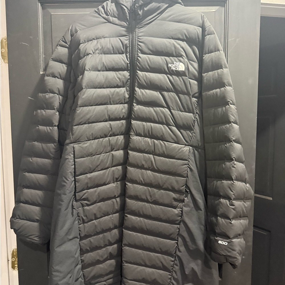 The North Face Charcoal Hooded Jacket - Picture 2 of 3
